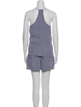 Tibi Striped Short Set