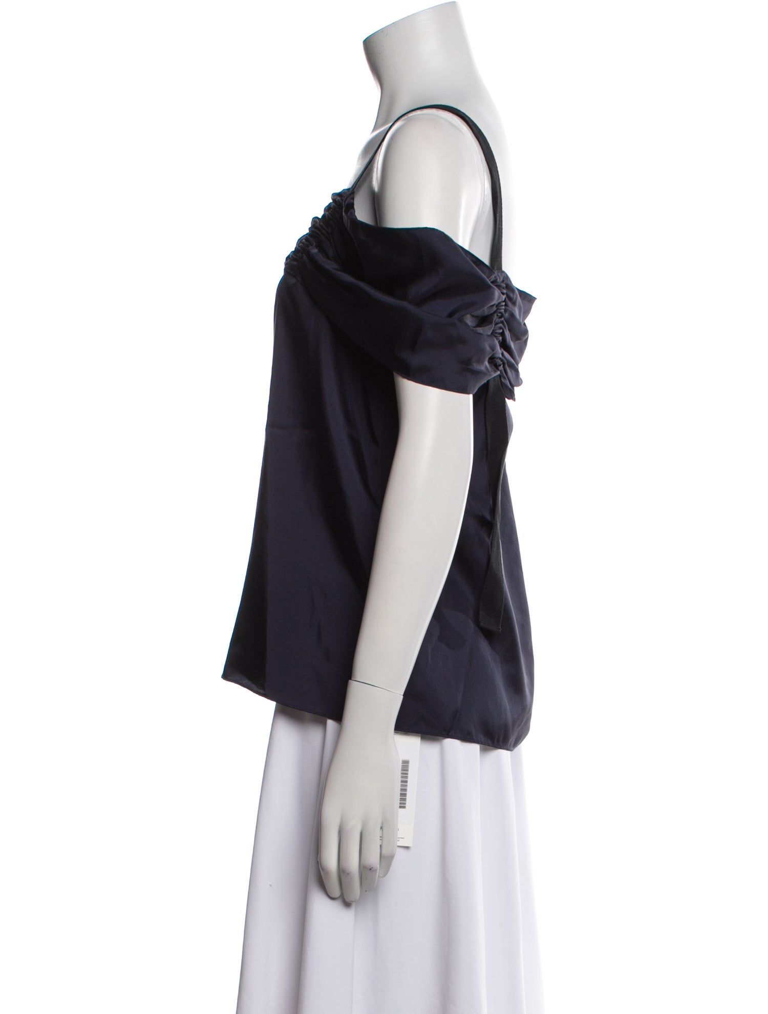 Tibi Square Neckline Short Sleeve Blouse w/ Tags