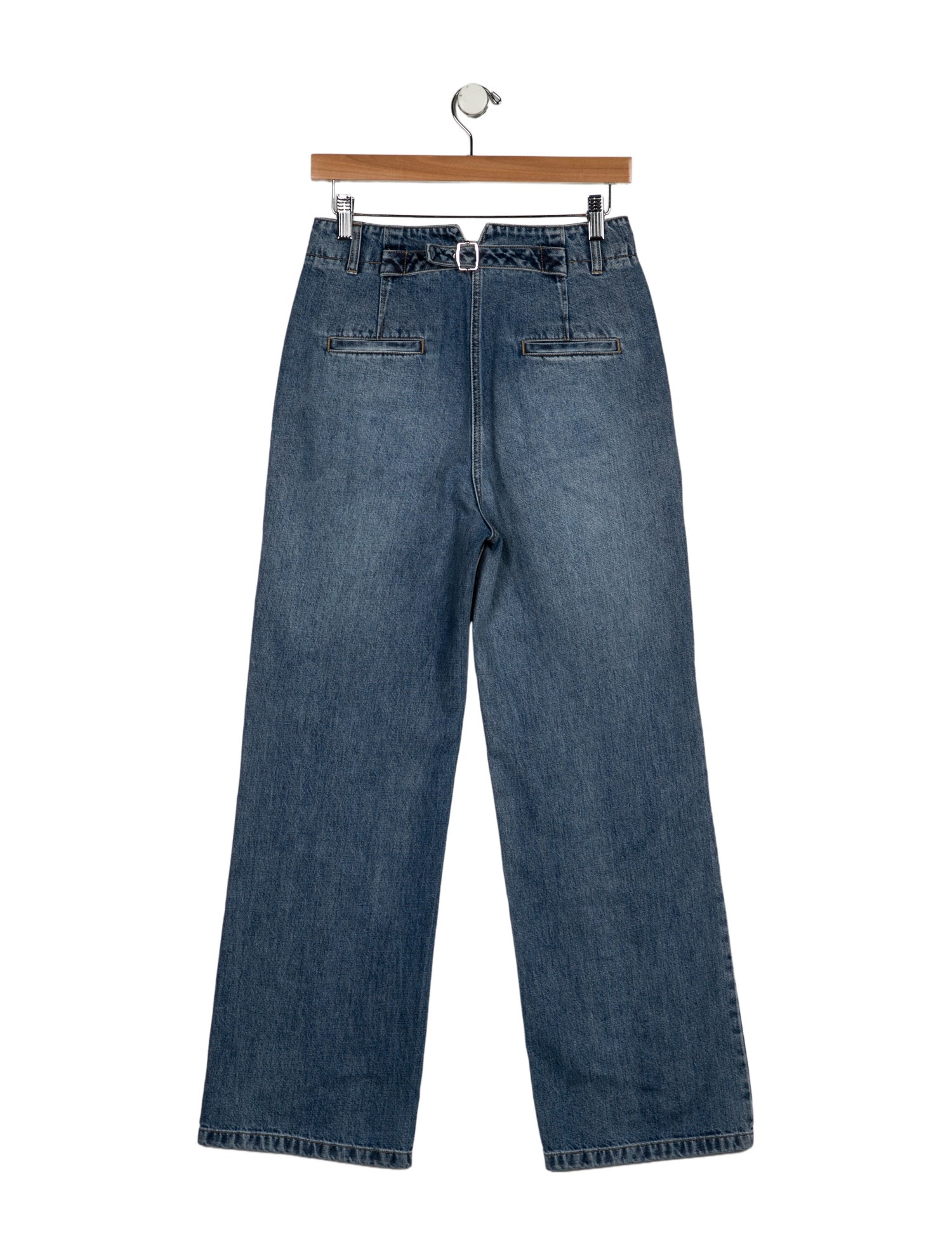Tibi High-Rise Wide Leg Jeans
