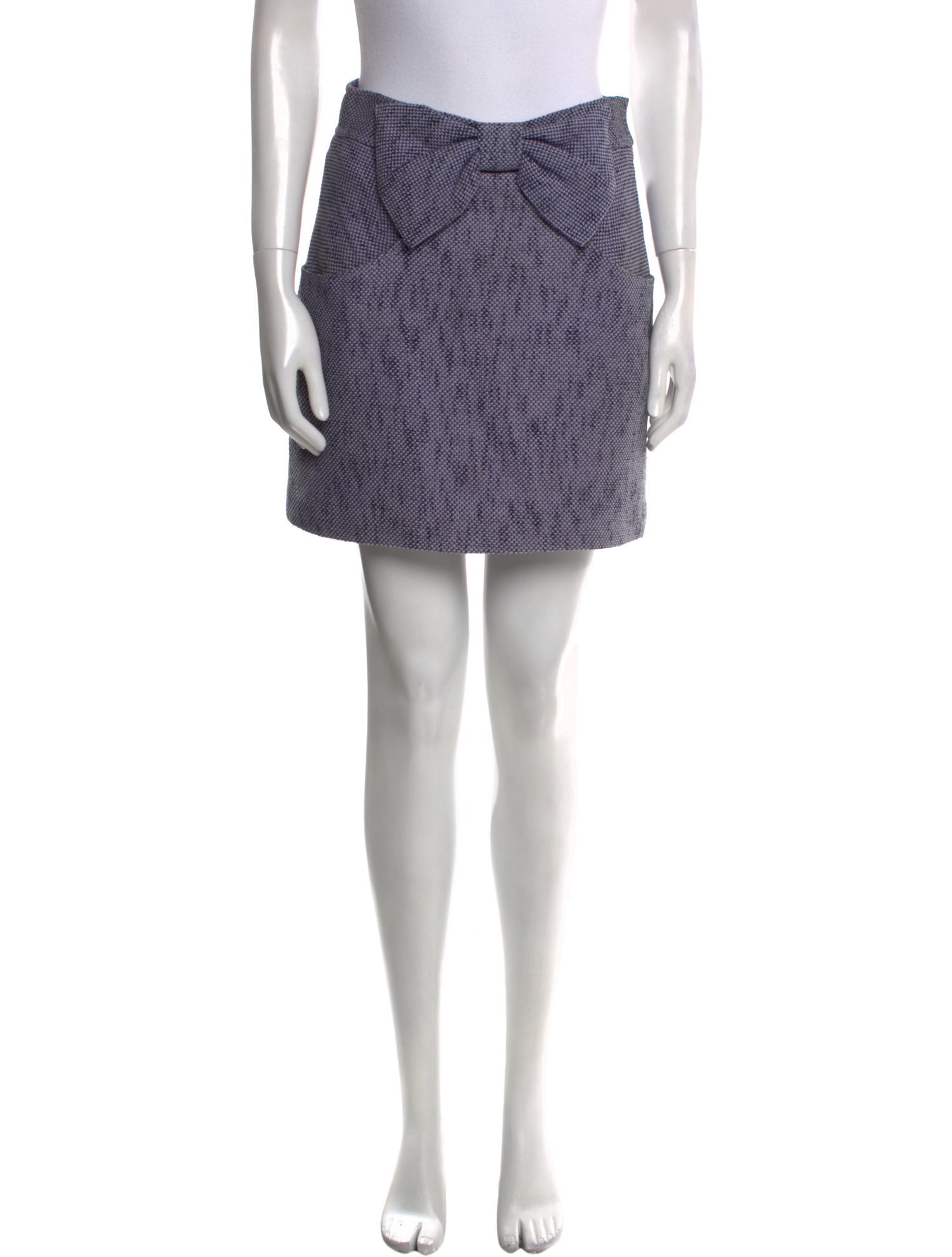 Tibi Bow Accents Mini Skirt
