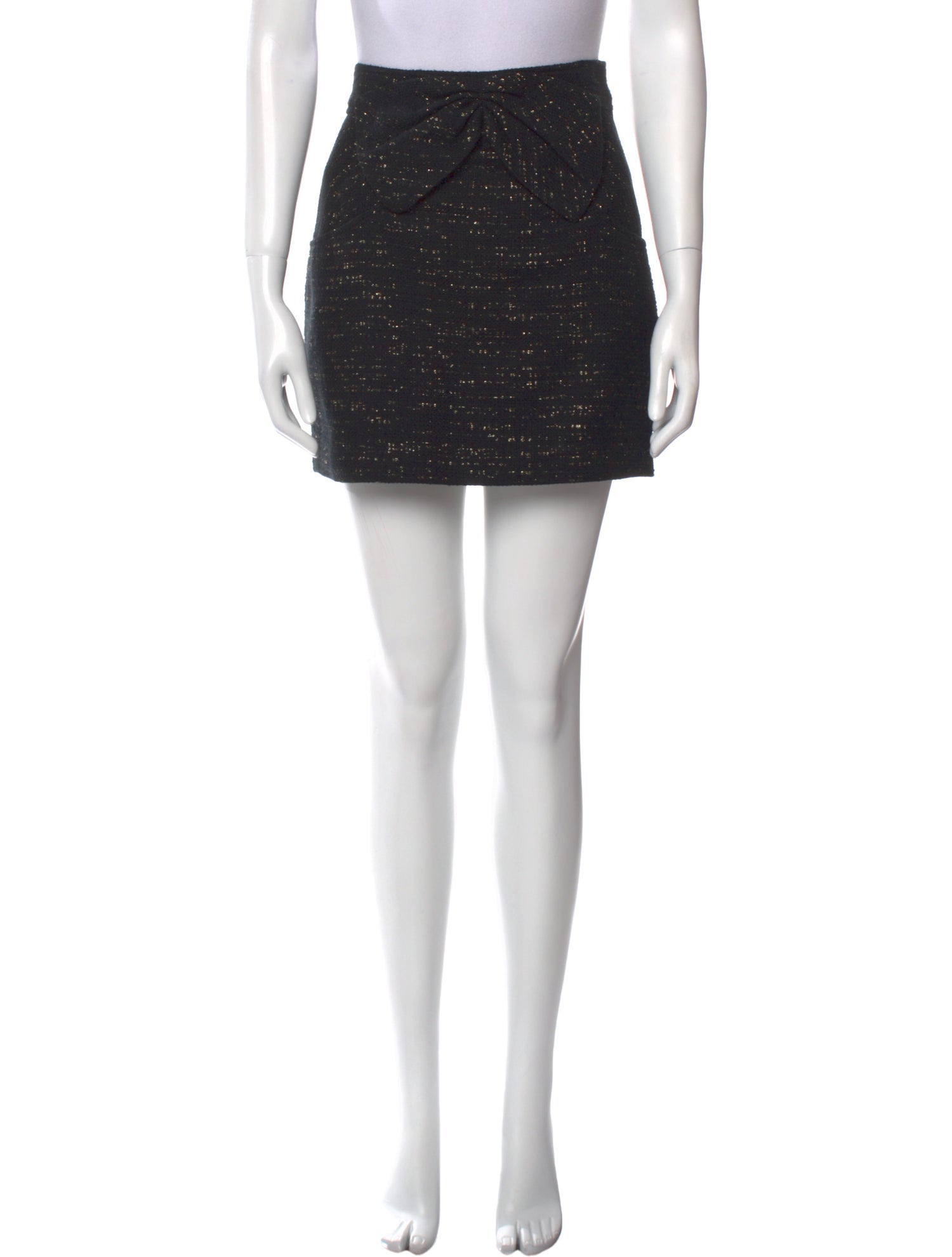 Tibi Glitter Accents Mini Skirt