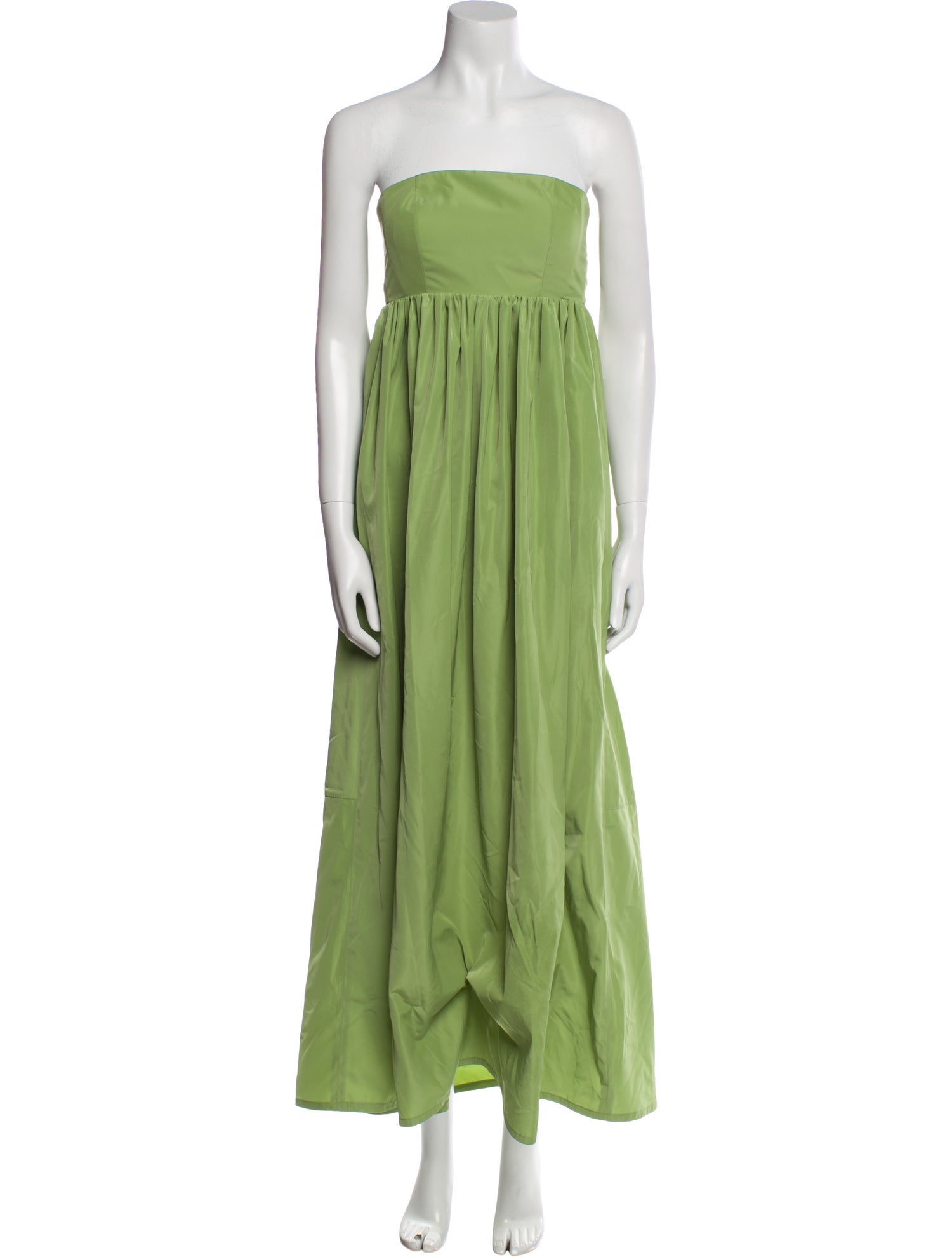 Tibi Strapless Long Dress