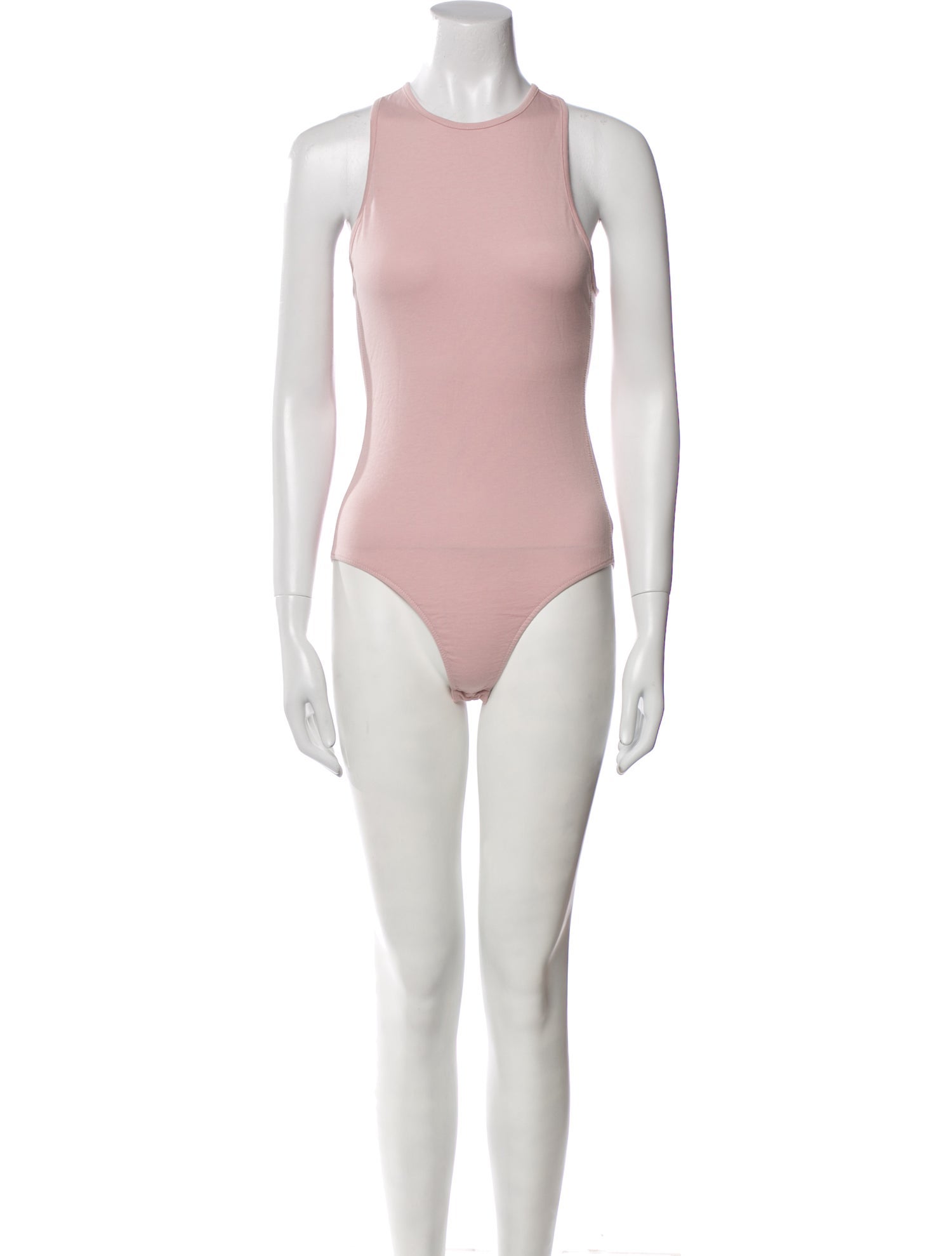 Tibi Crew Neck Sleeveless Bodysuit