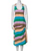 Tibi Colorblock Pattern Skirt Set