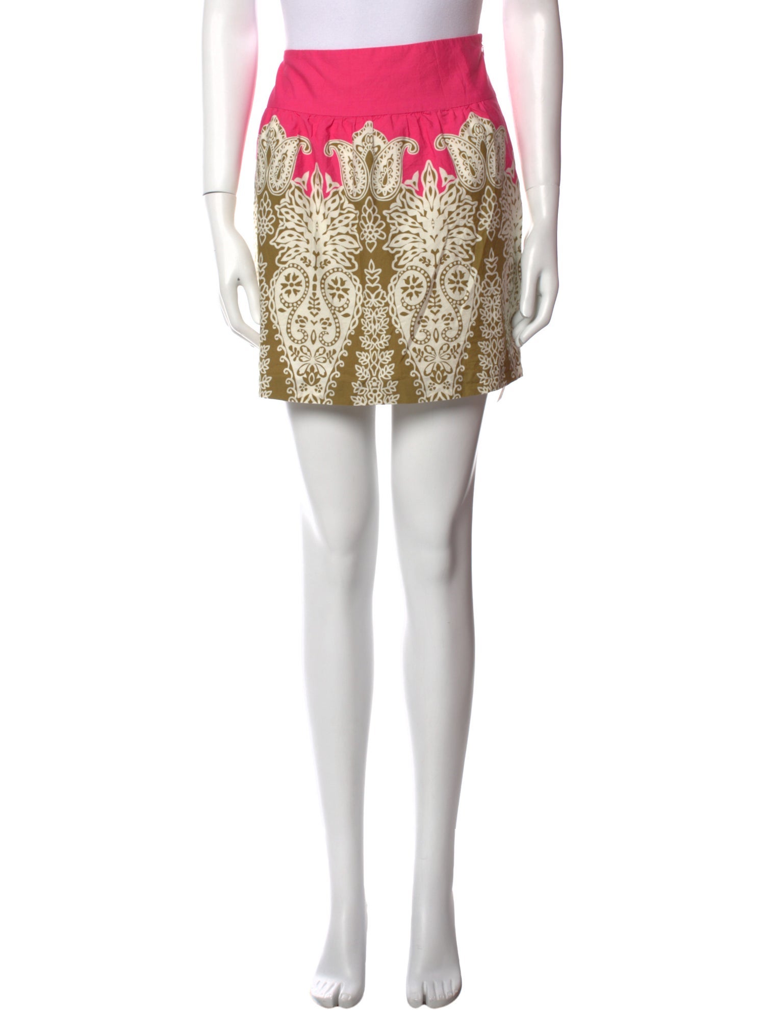 Tibi Printed Mini Skirt