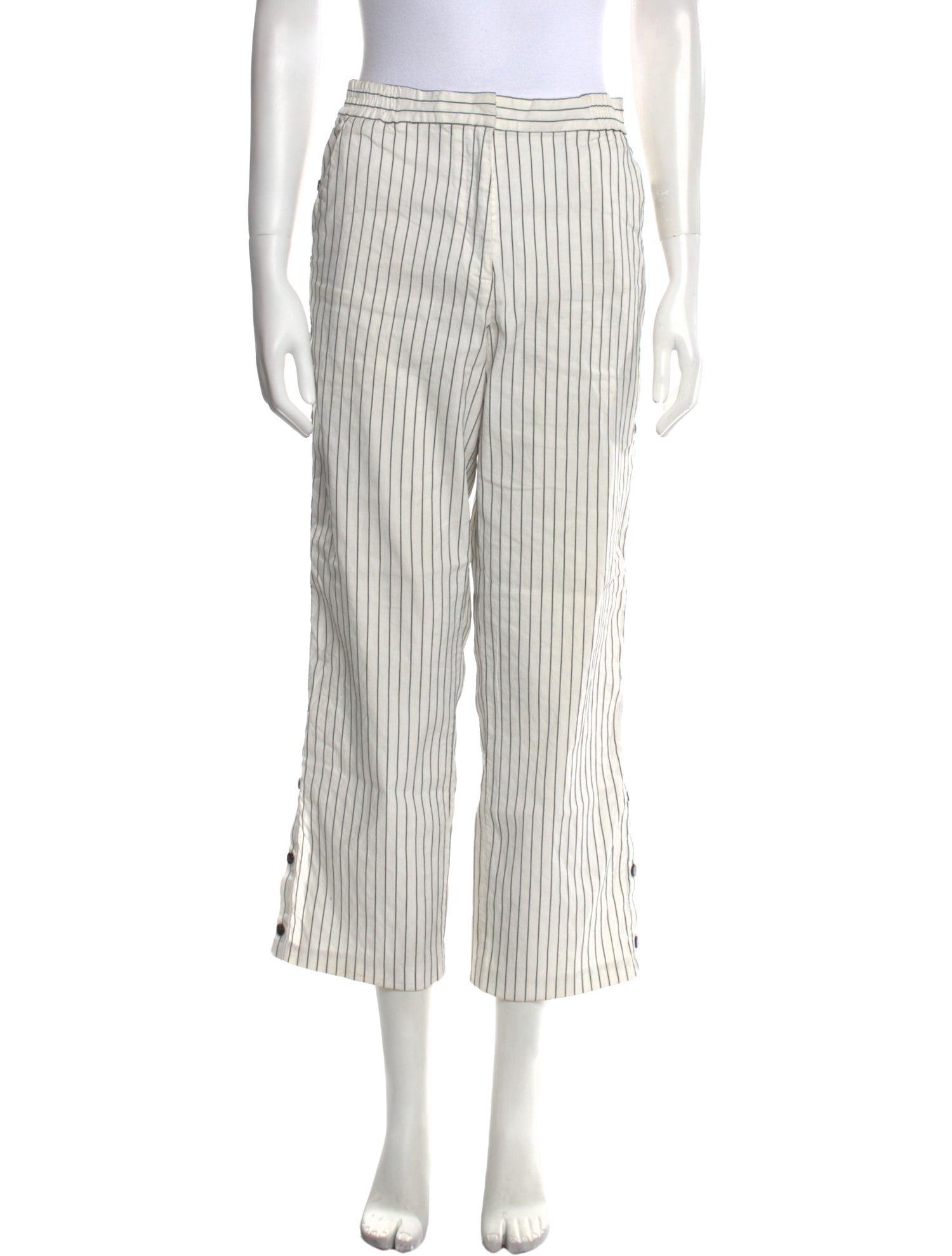 Tibi Striped Wide Leg Pants
