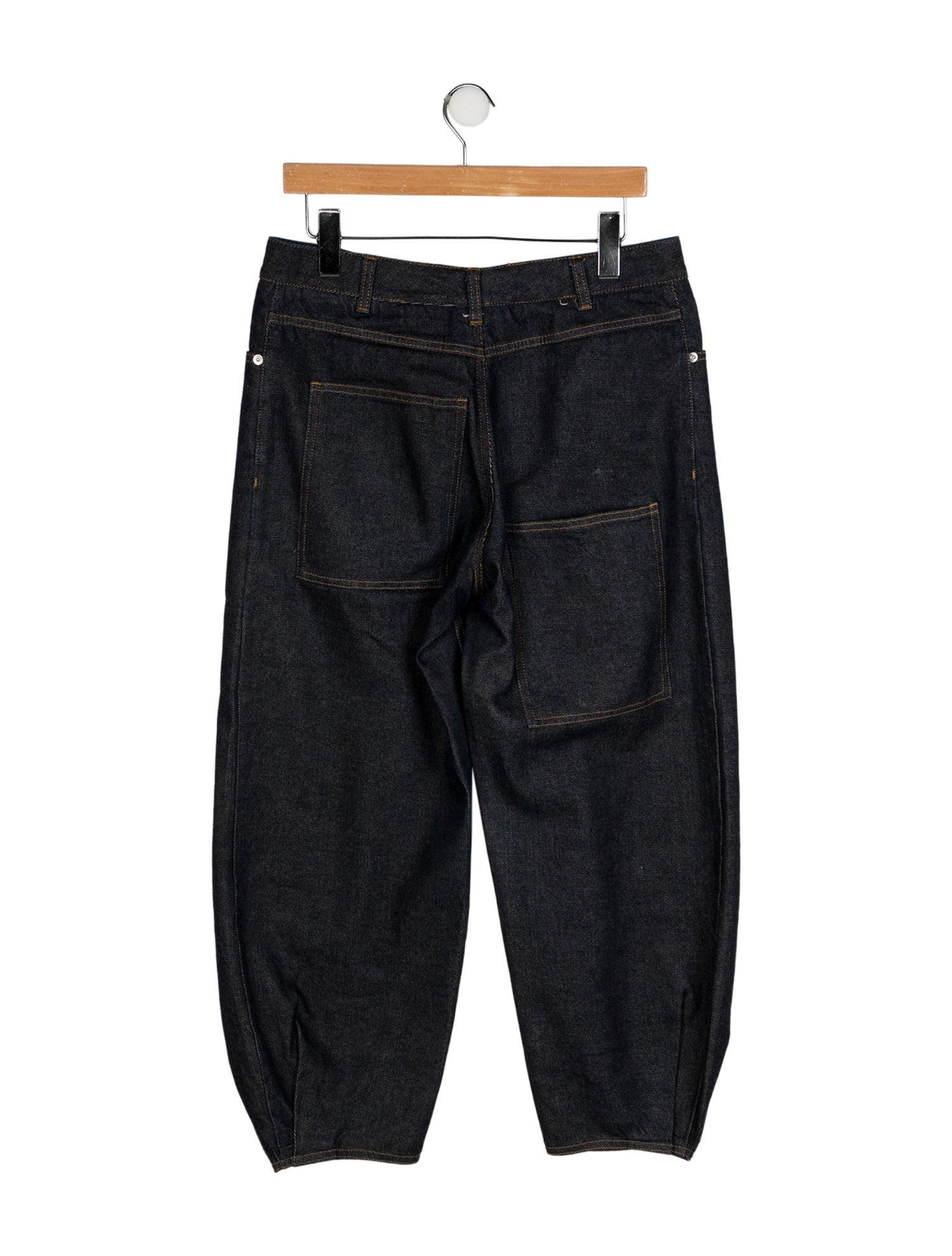 Tibi High-Rise Straight Leg Jeans