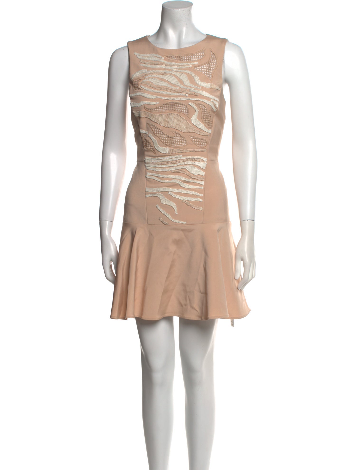 Tibi Scoop Neck Mini Dress