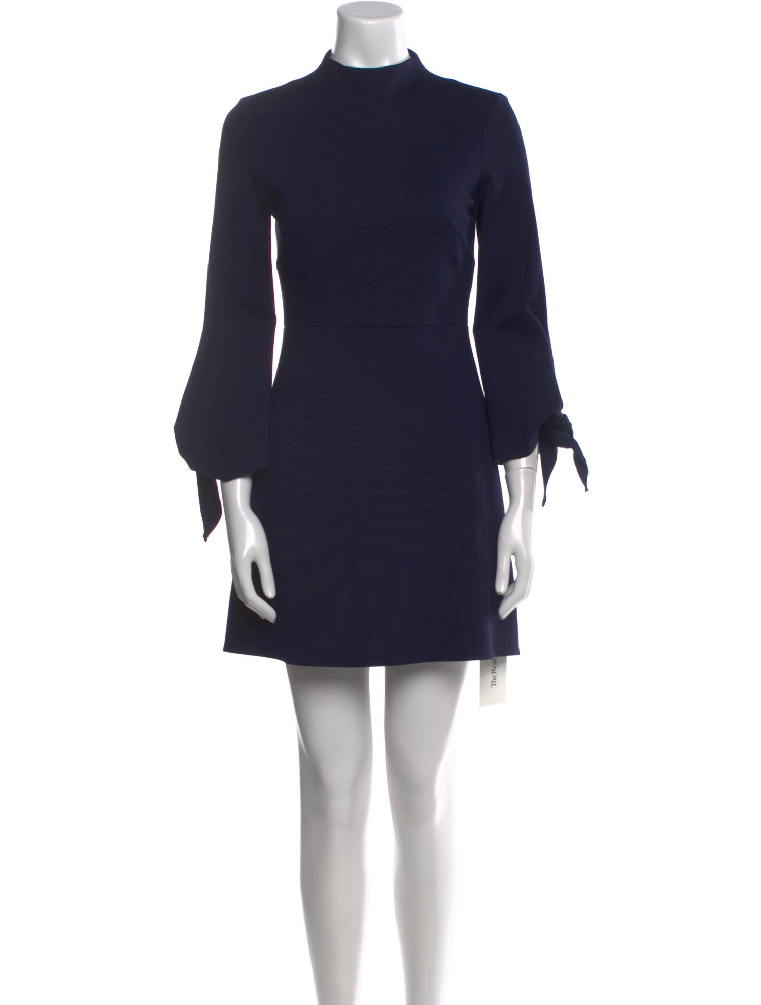 Tibi Mock Neck Mini Dress