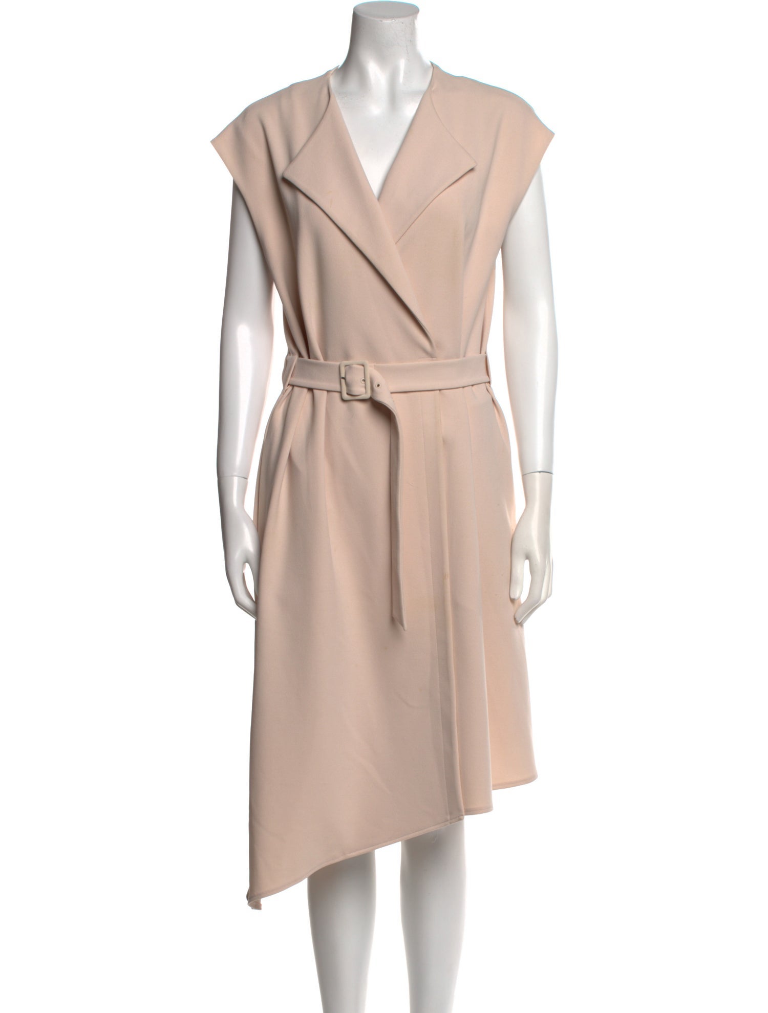 Tibi V-Neck Midi Length Dress