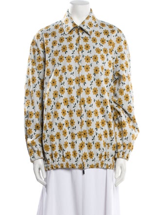 Tibi Floral Print Jacket