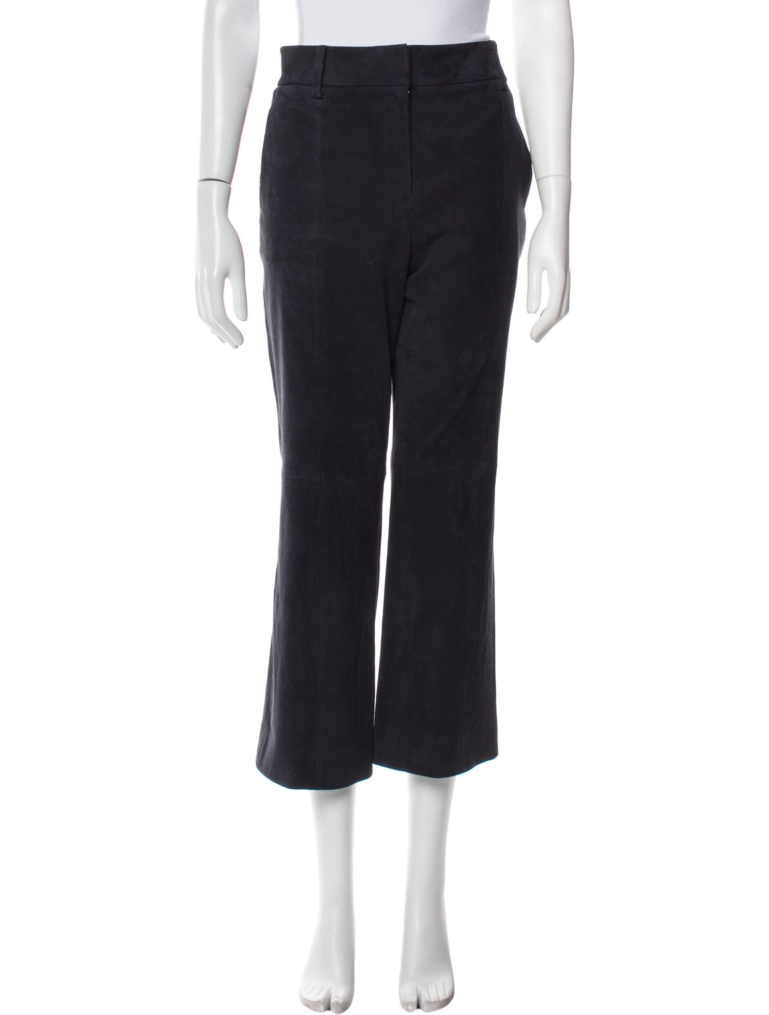 Tibi Lamb Leather Wide Leg Pants