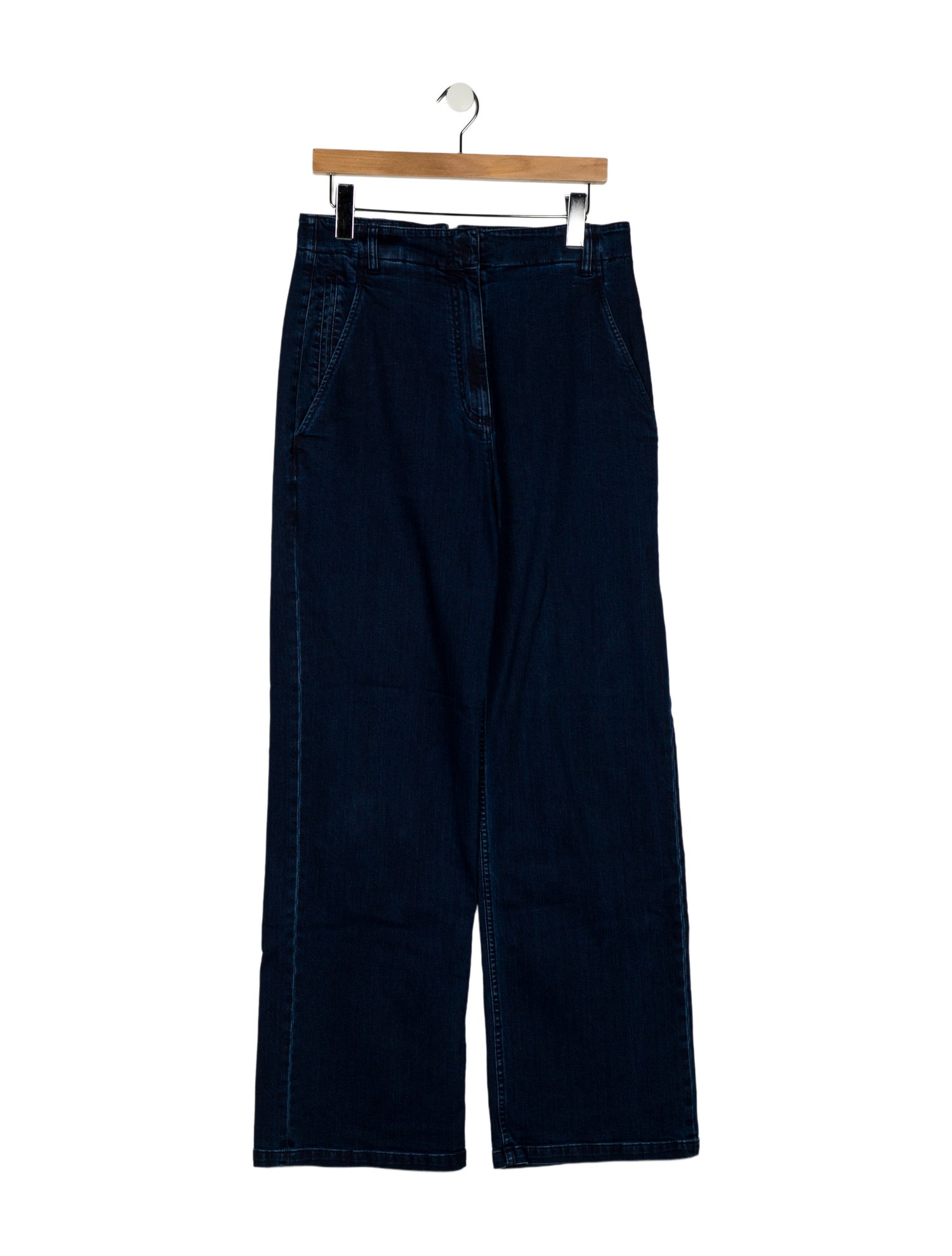 Tibi High-Rise Wide Leg Jeans
