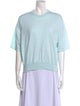 Tibi Crew Neck Short Sleeve T-Shirt