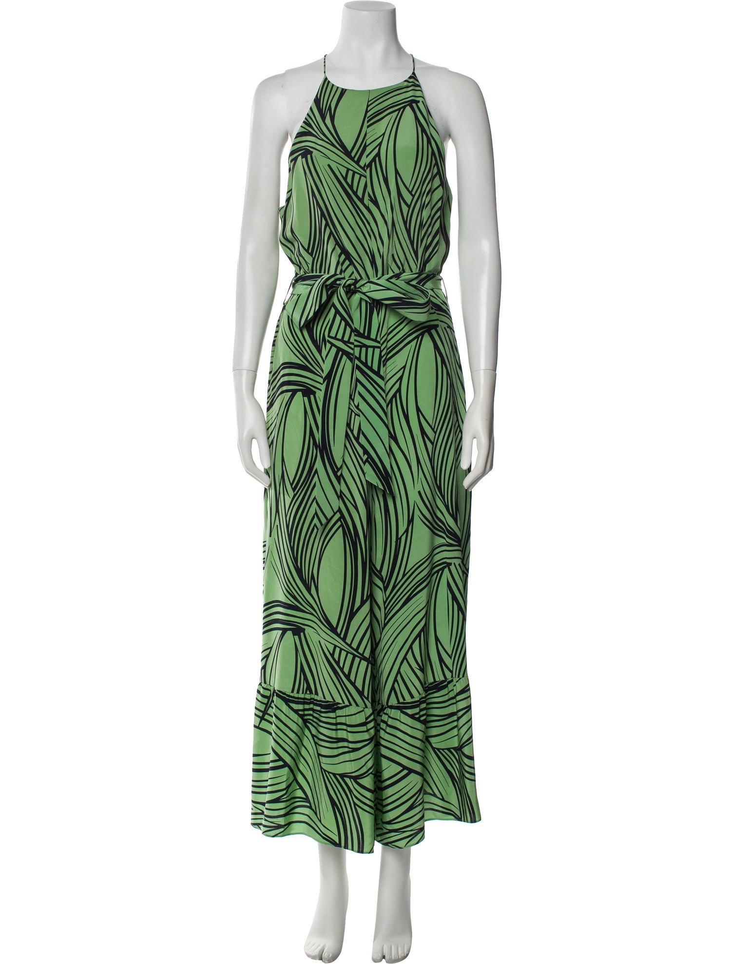 Tibi Silk Printed Jumpsuit