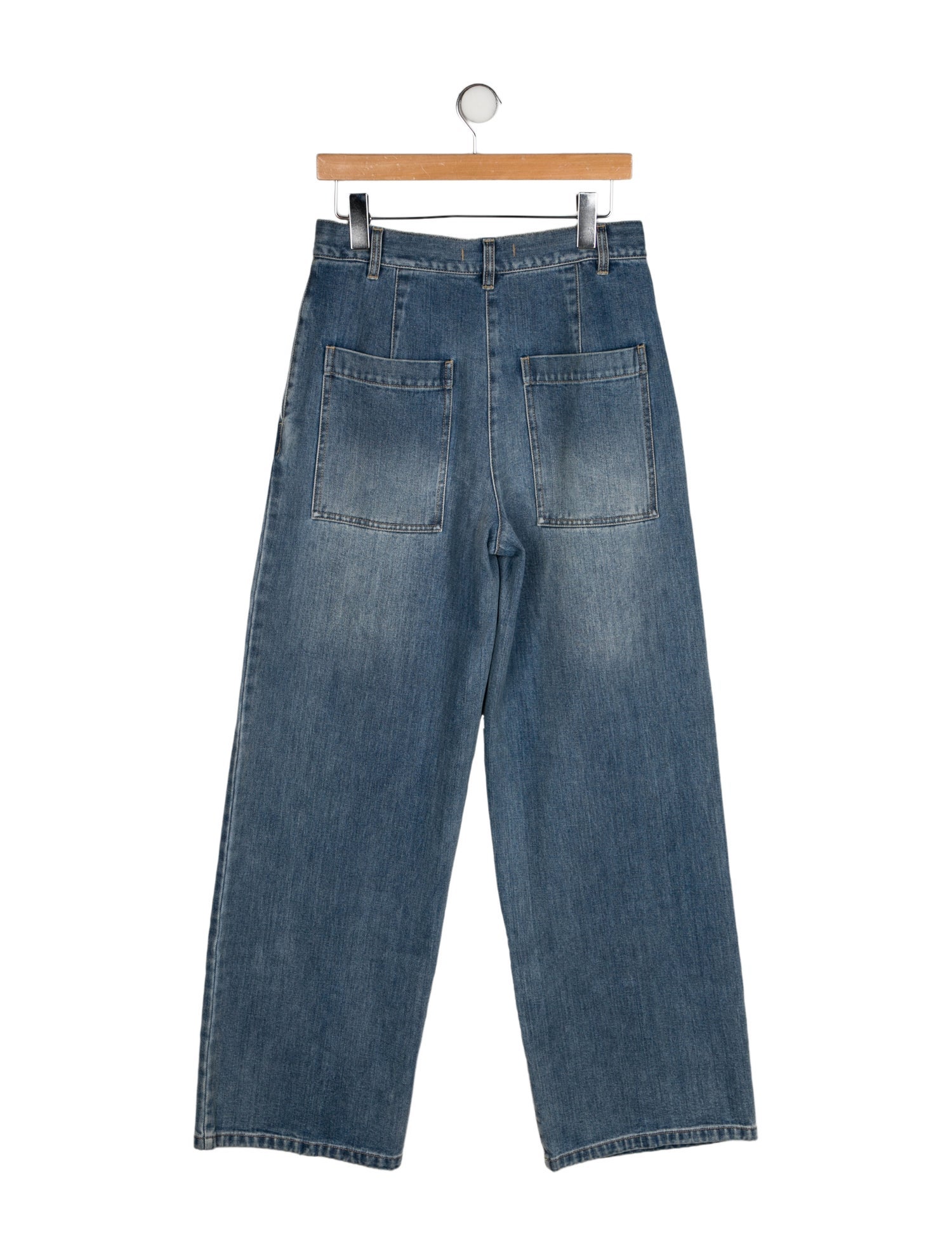 Tibi High-Rise Wide Leg Jeans