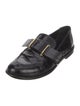 Tibi Embossed Leather Loafers