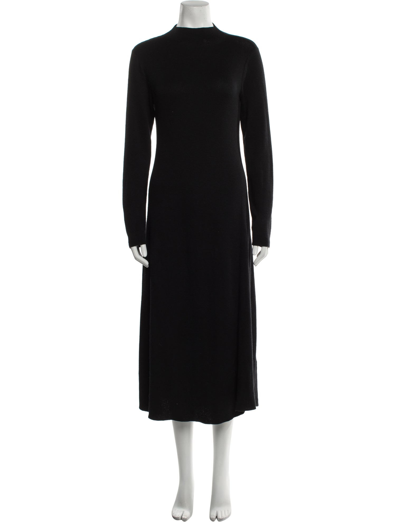 Tibi Mock Neck Long Dress