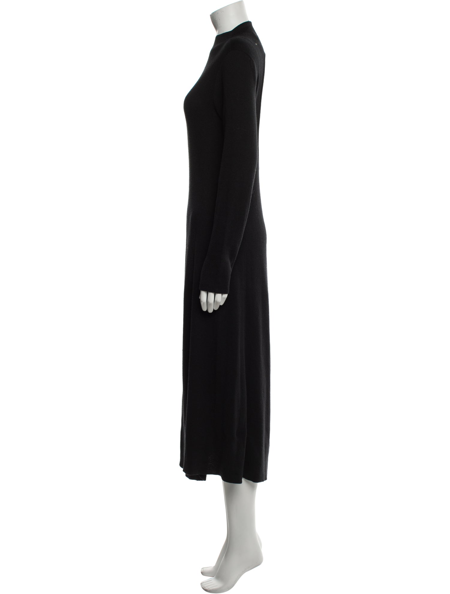 Tibi Mock Neck Long Dress