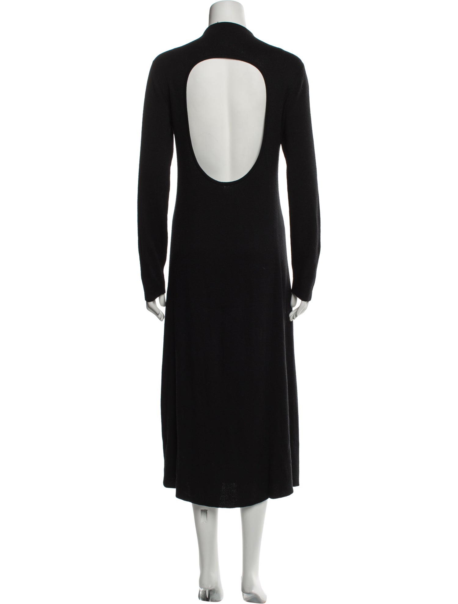 Tibi Mock Neck Long Dress