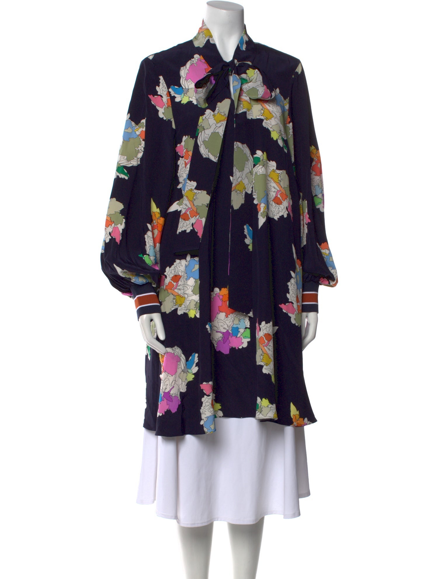 Tibi Silk Knee-Length Dress