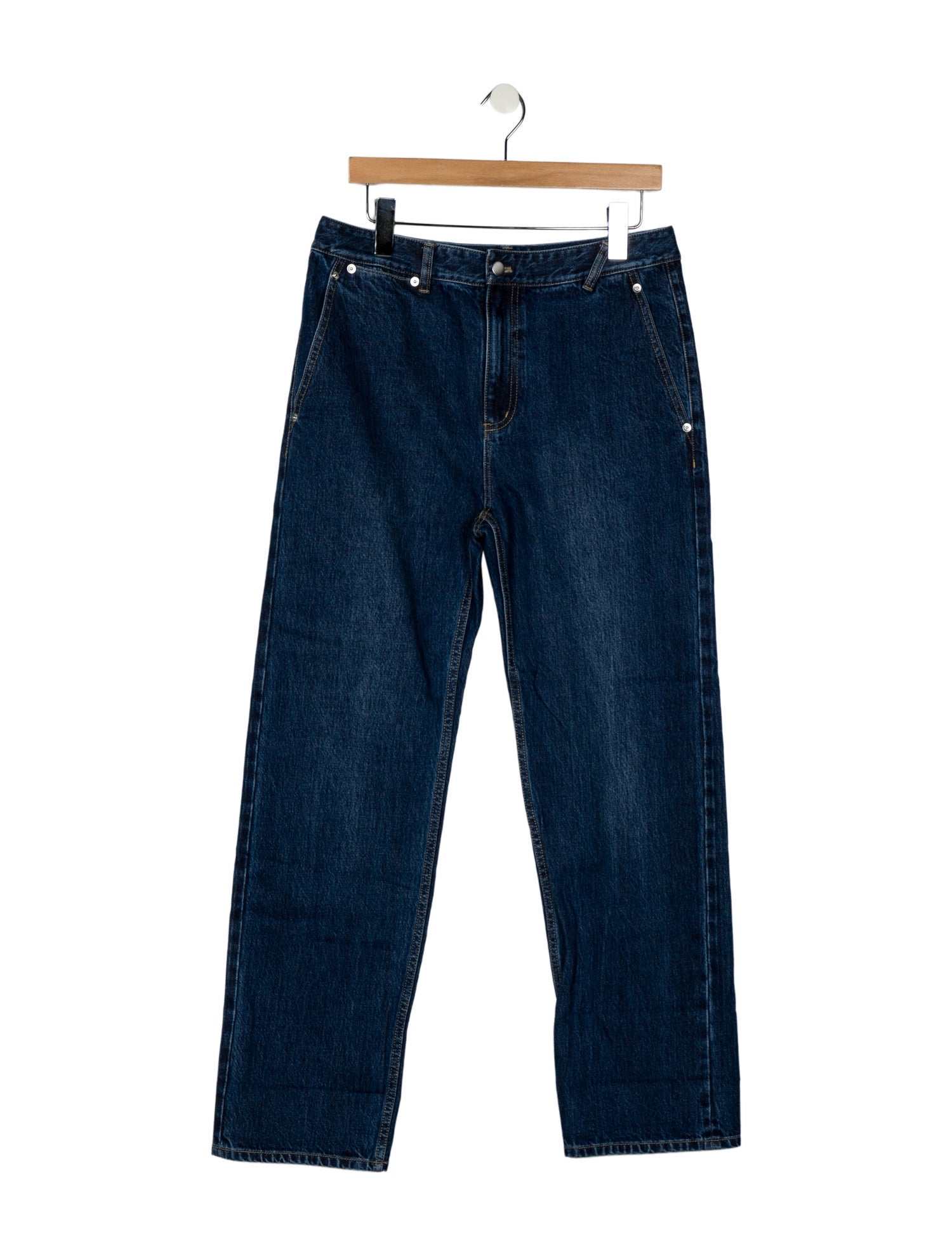 Tibi High-Rise Straight Leg Jeans w/ Tags