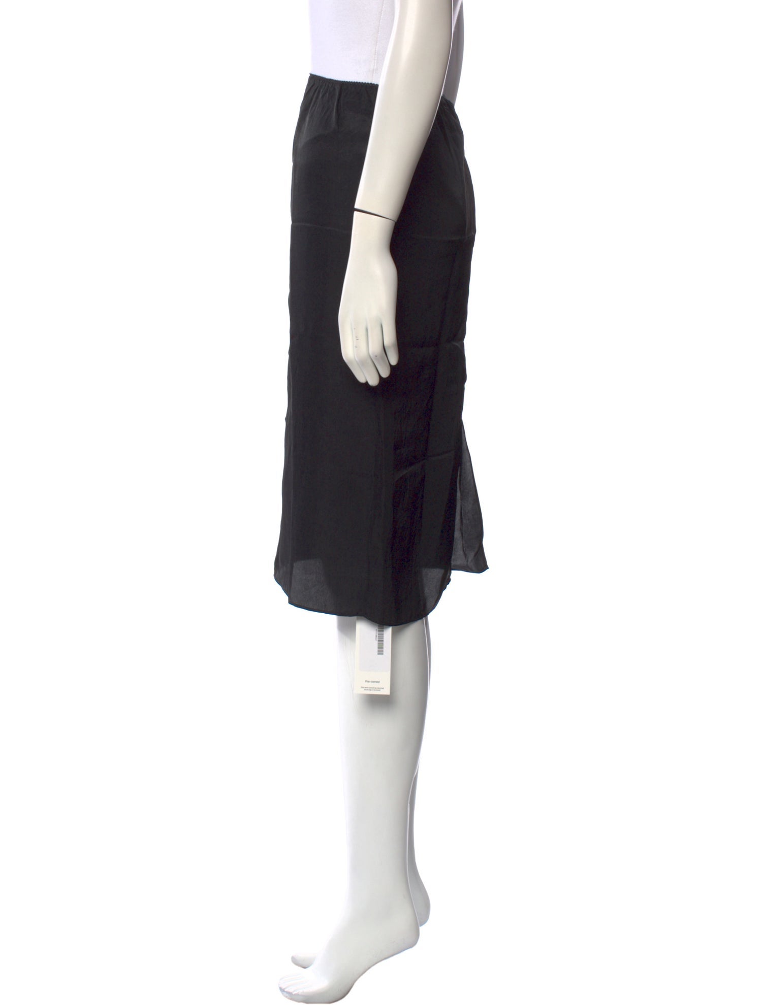 Tibi Pleated Accents Knee-Length Skirt