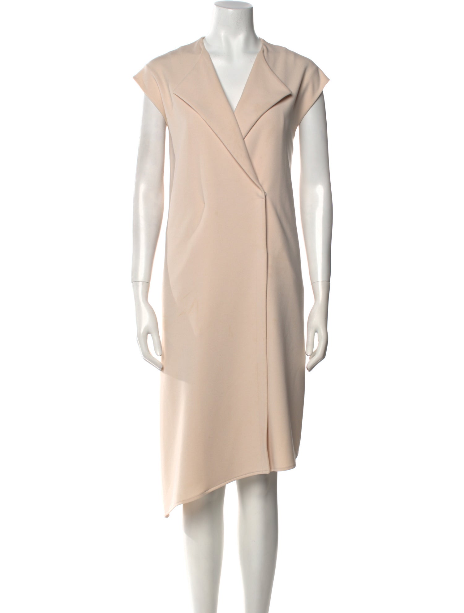 Tibi V-Neck Knee-Length Dress