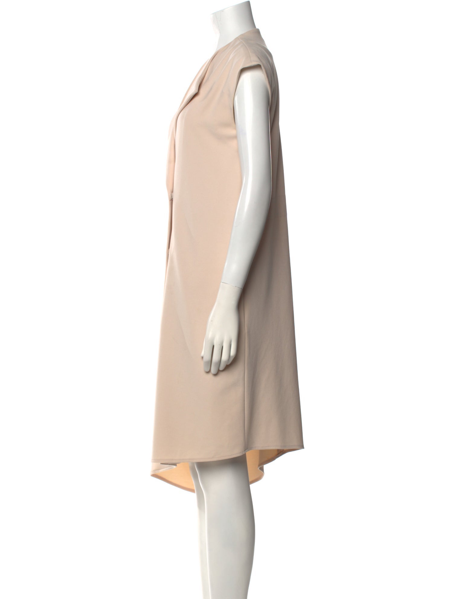 Tibi V-Neck Knee-Length Dress