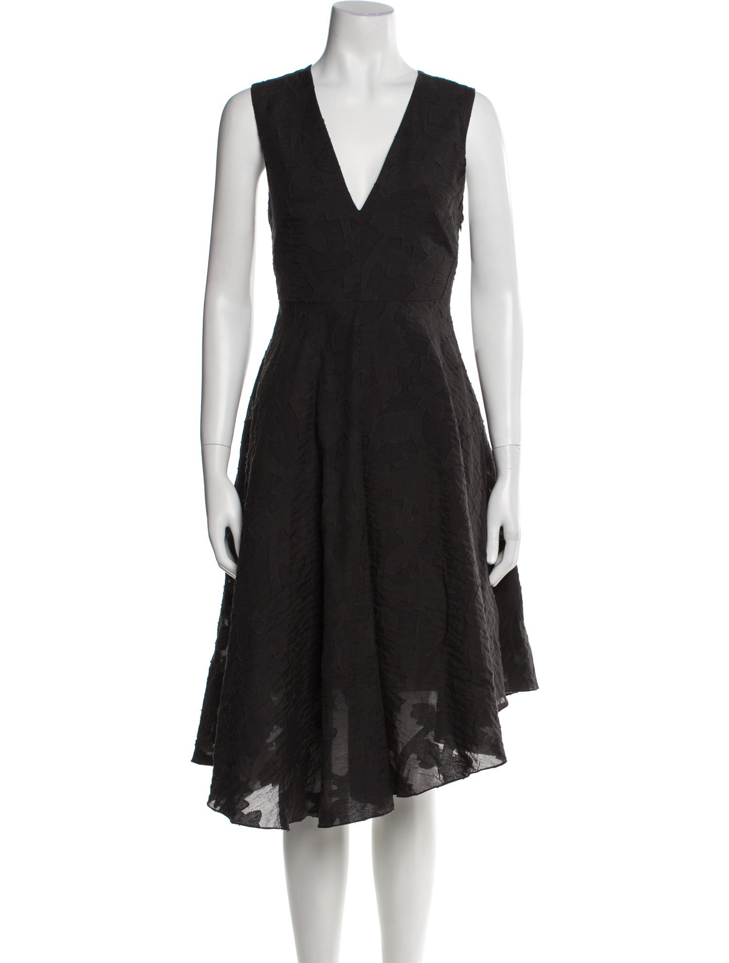 Tibi V-Neck Midi Length Dress w/ Tags