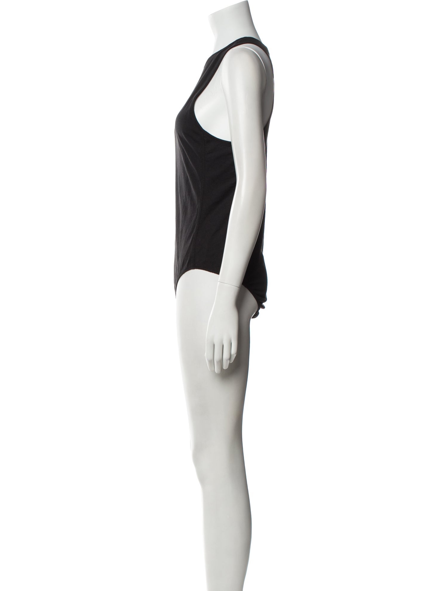 Tibi Crew Neck Sleeveless Bodysuit