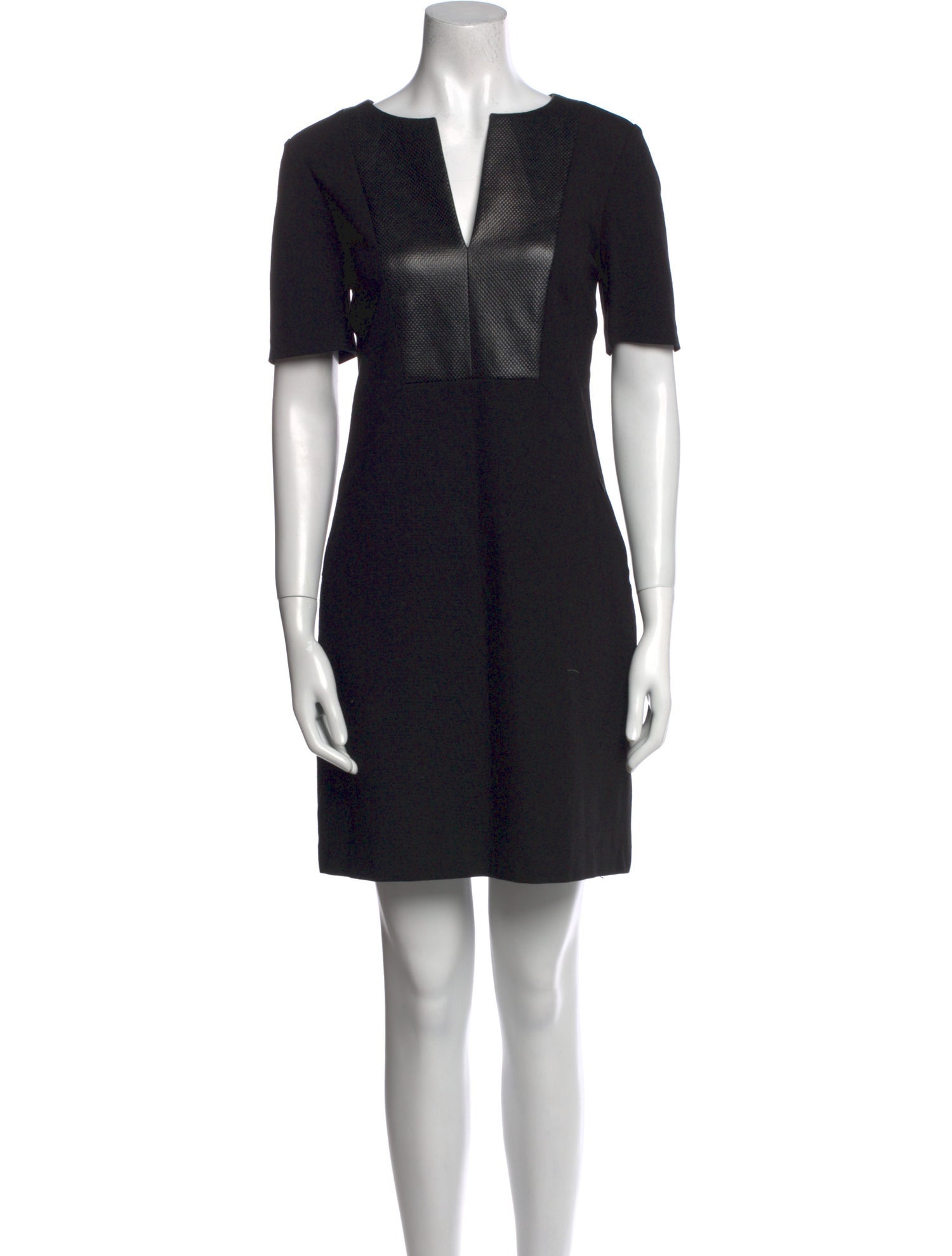 Tibi V-Neck Mini Dress