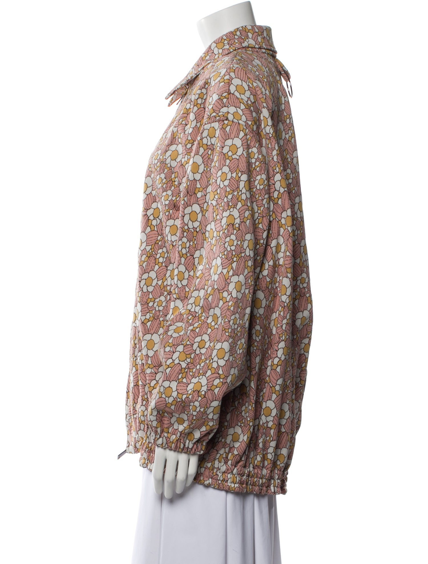 Tibi Floral Print Jacket