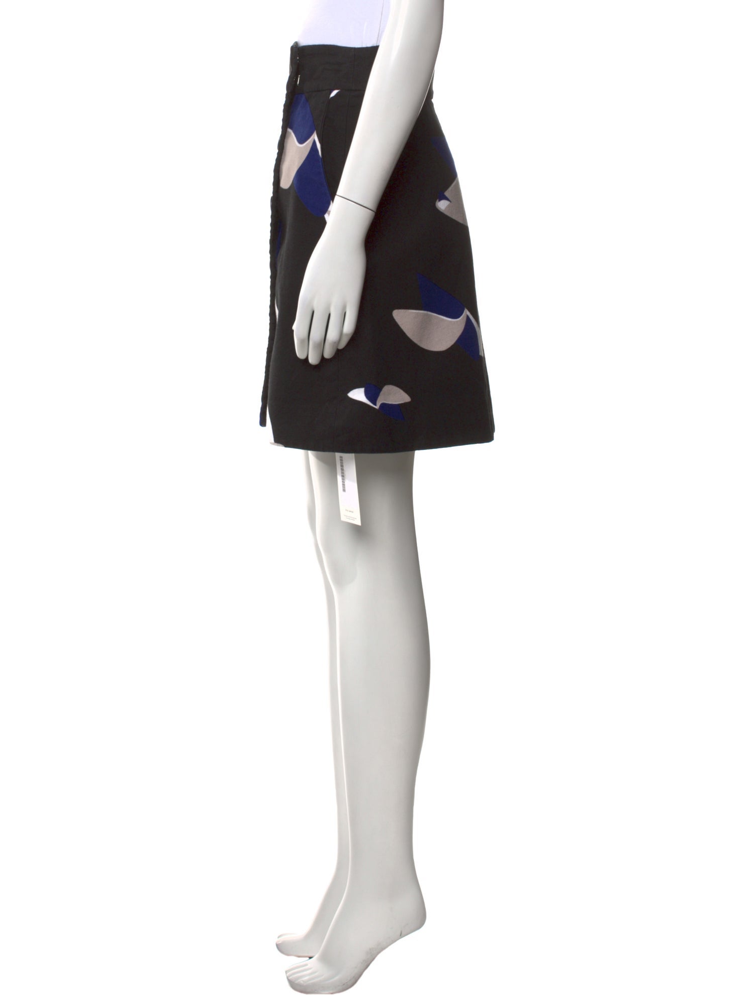 Tibi Printed Knee-Length Skirt