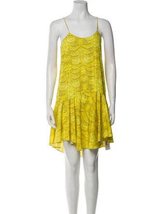 Tibi Printed Mini Dress