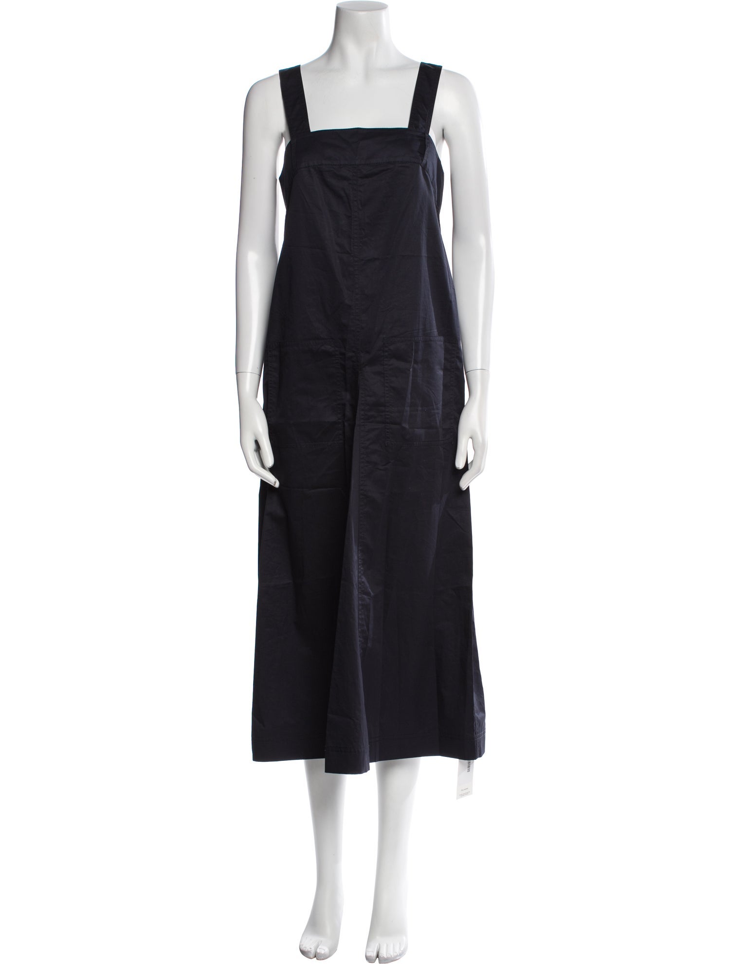 Tibi Square Neckline Long Dress