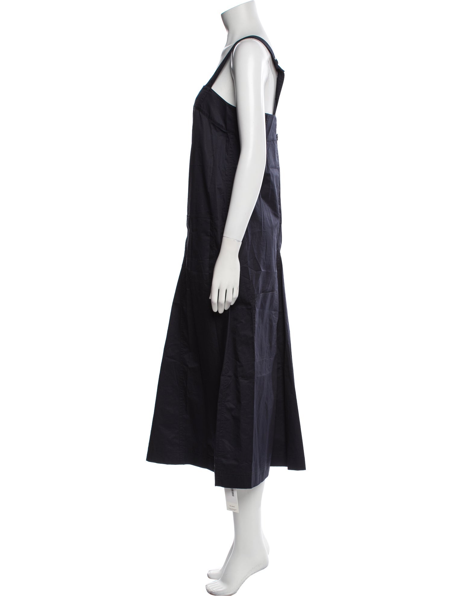 Tibi Square Neckline Long Dress