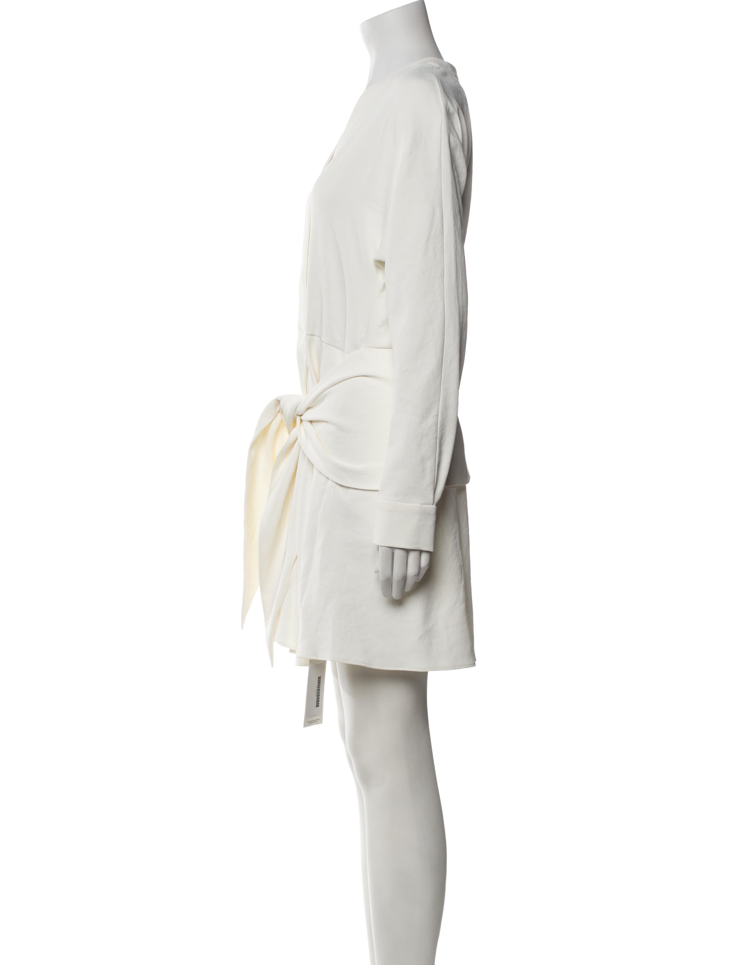 Tibi V-Neck Mini Dress