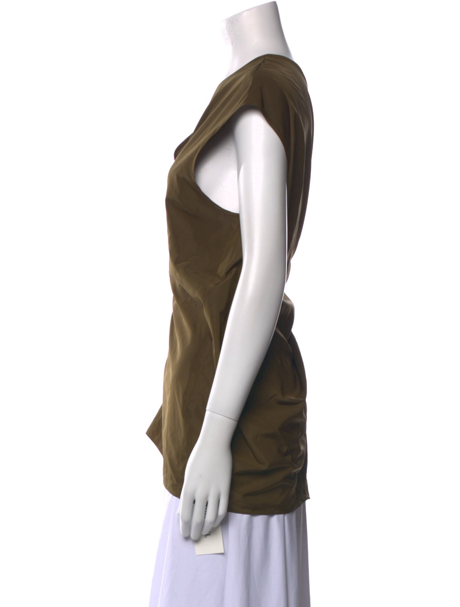 Tibi V-Neck Short Sleeve T-Shirt