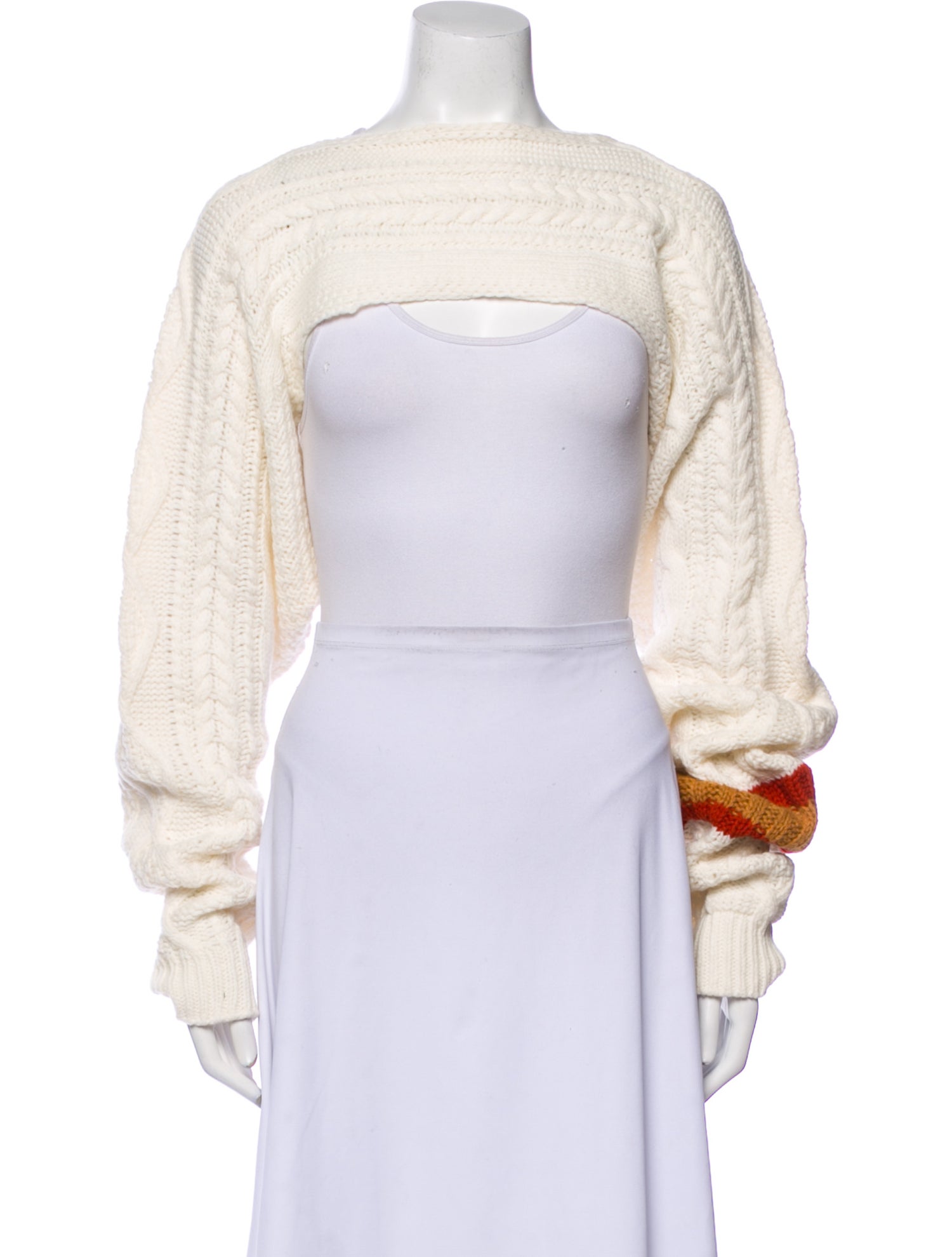 Tibi Wool Bateau Neckline Sweater