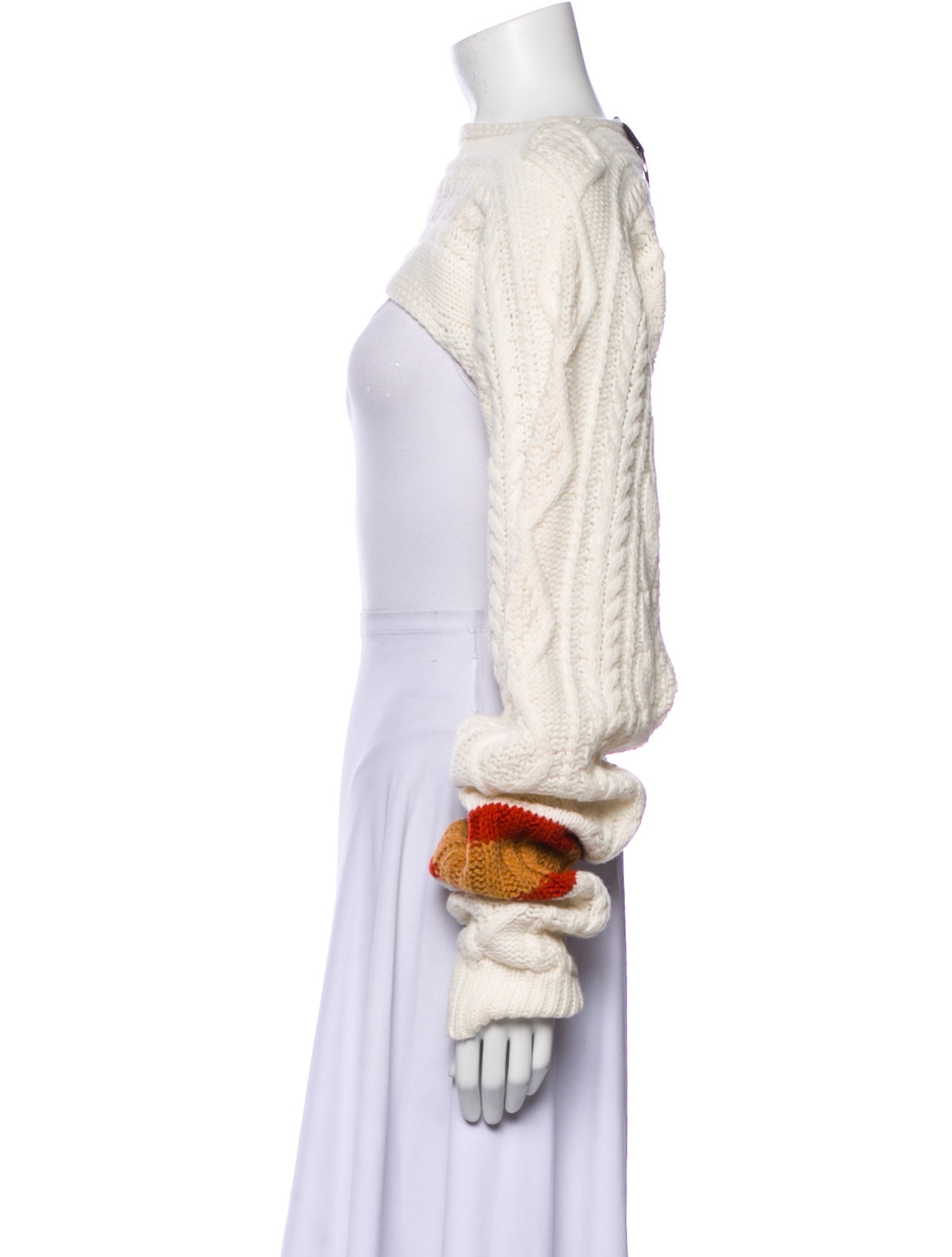 Tibi Wool Bateau Neckline Sweater