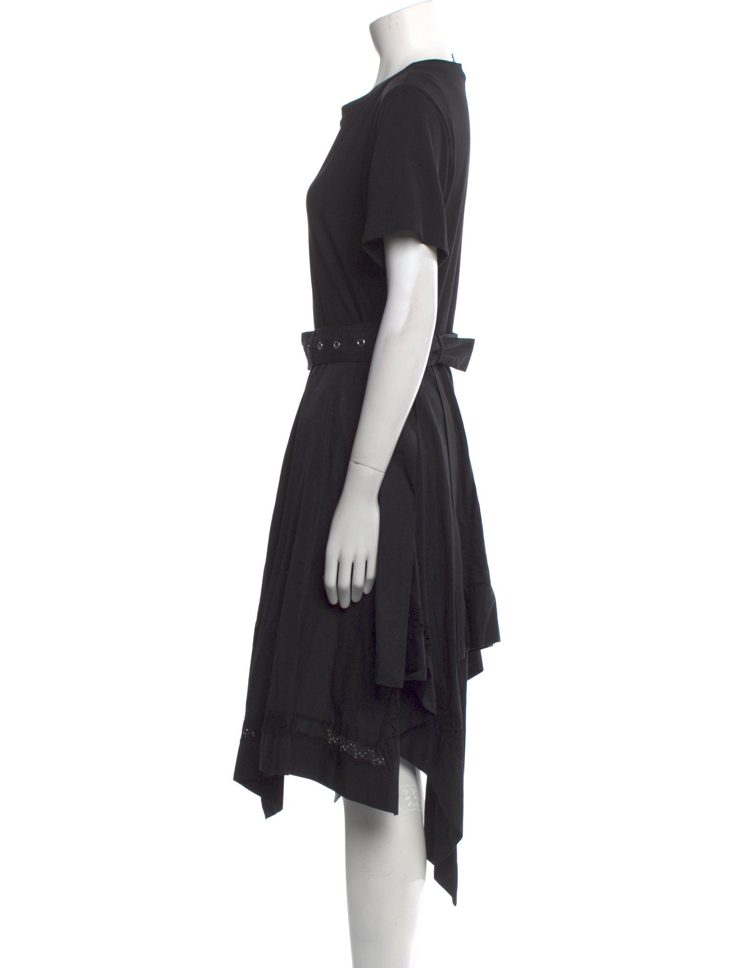 Tibi Crew Neck Long Dress