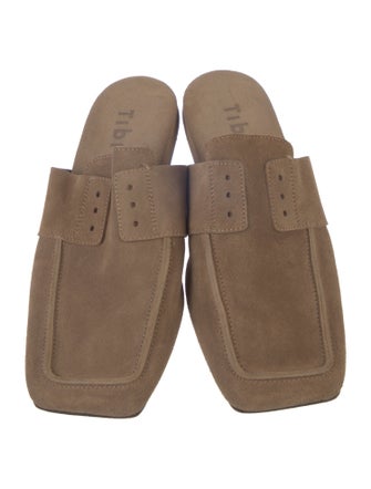 Tibi Suede Mules