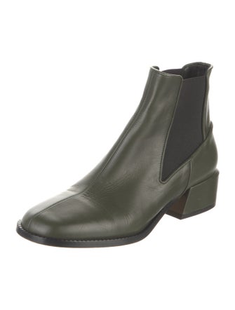 Tibi Leather Chelsea Boots