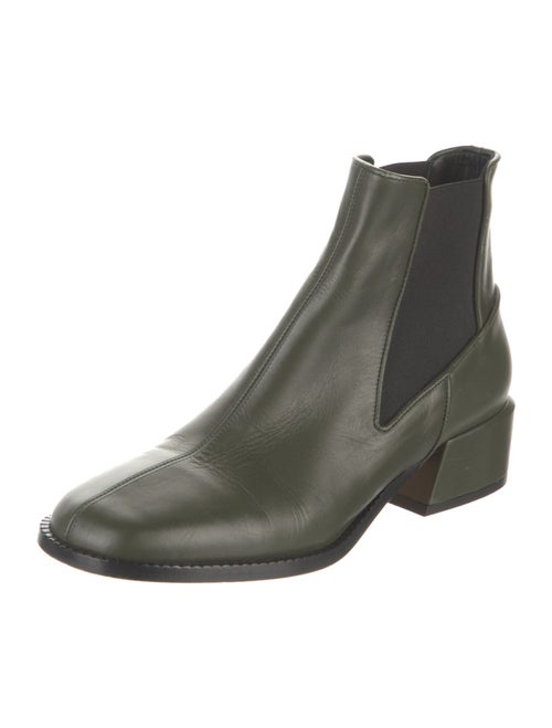 Tibi Leather Chelsea Boots