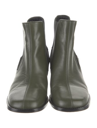 Tibi Leather Chelsea Boots