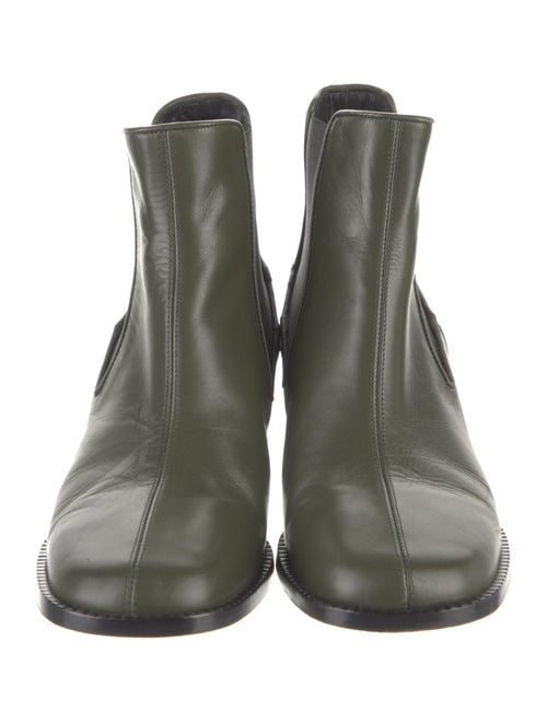 Tibi Leather Chelsea Boots