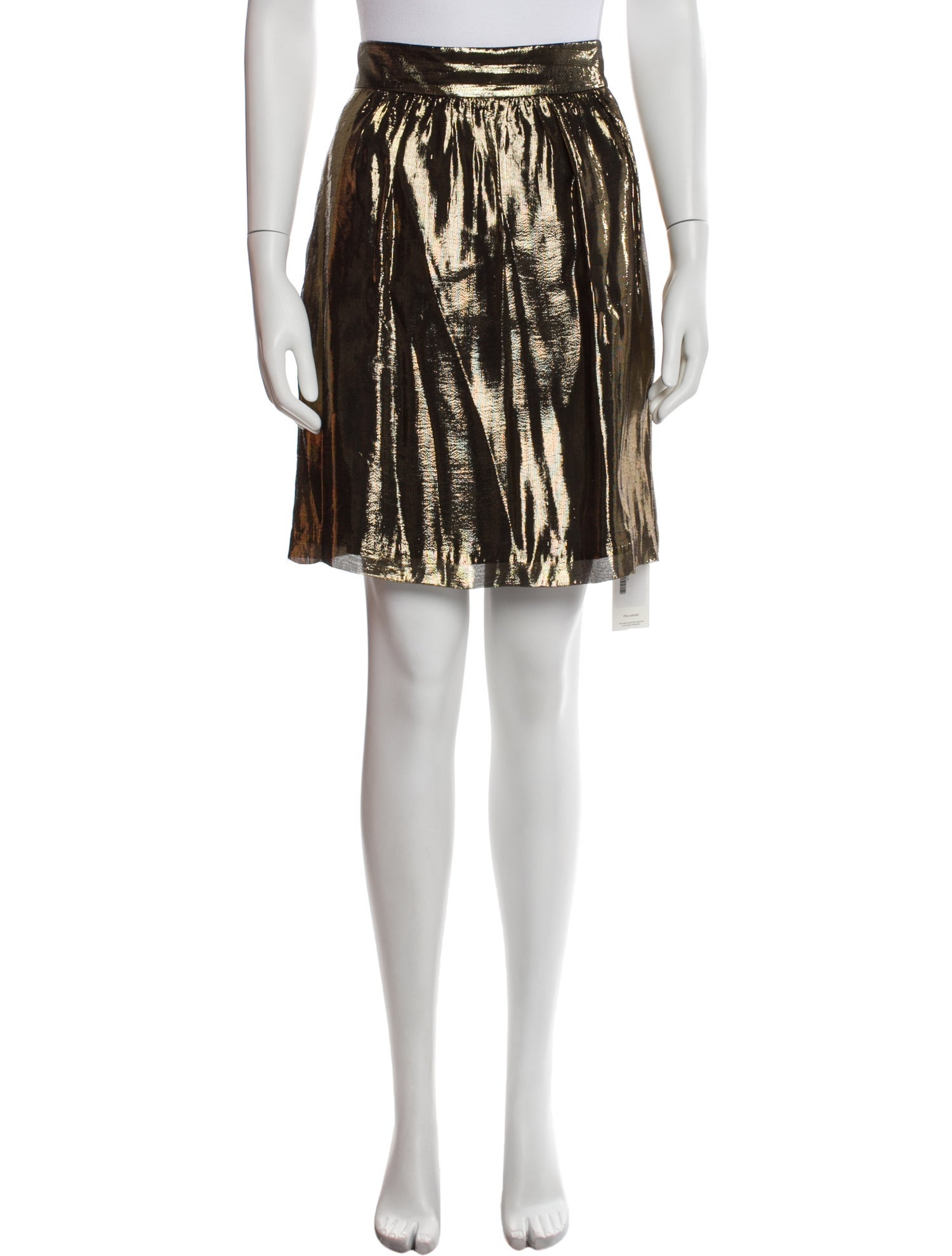 Tibi Silk Knee-Length Skirt