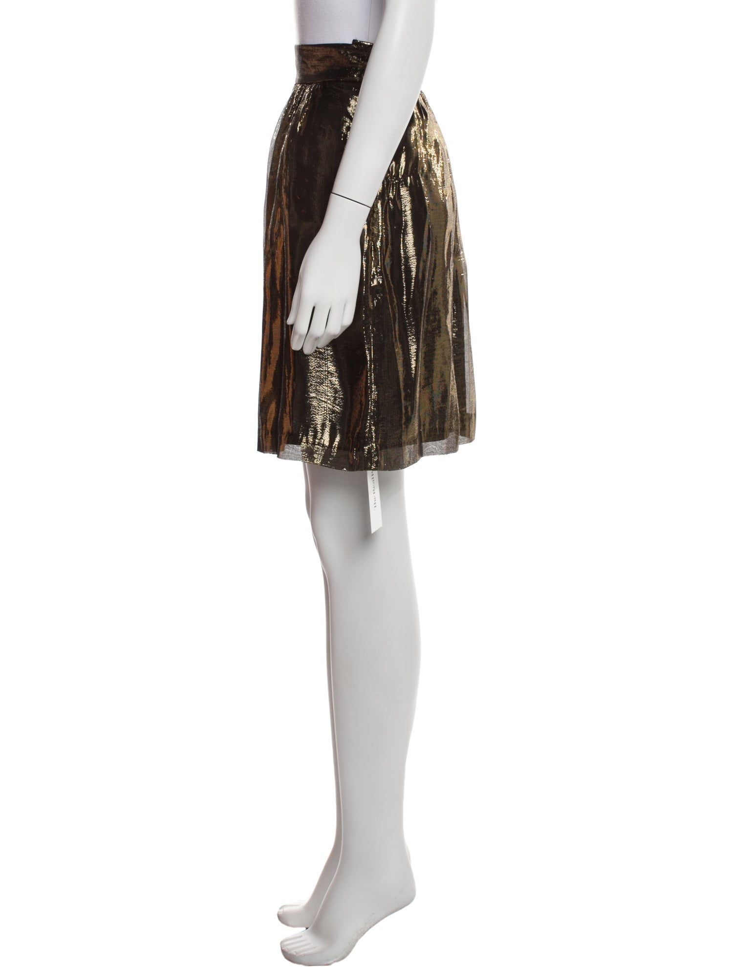 Tibi Silk Knee-Length Skirt