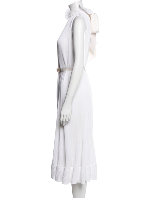 Tibi Mock Neck Long Dress